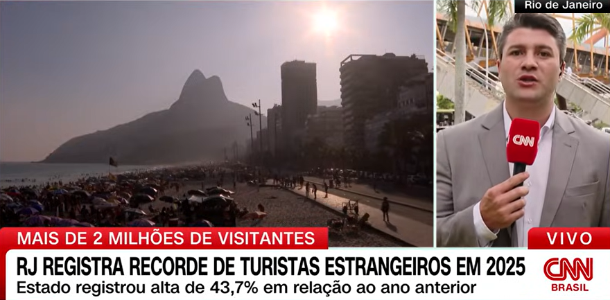 turistas estrangeiros recorde CNN